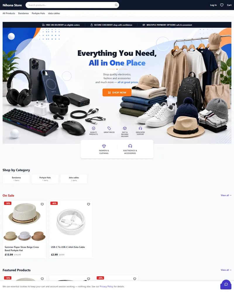 Nihona Store screenshot